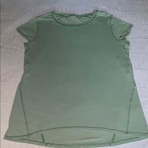 lululemon mint green tee size 4